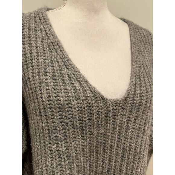 Eileen Fisher Wool Blend Shaker Knit Sweater - Picture 2 of 4